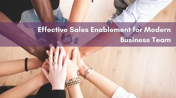Sales Enablement Practices from Aritic PinPoint