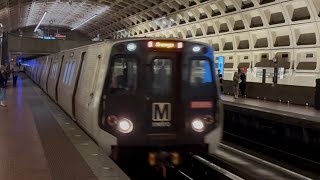 WMATA Metrorail Kawasaki 7000 Series On The Orange Line At Farragut West Station