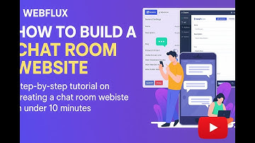 Build a Chat Room Website in Under 10 Minutes | Step-by-Step Tutorial by WebFlux