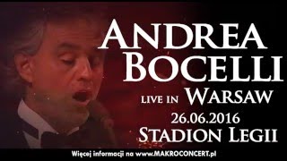 Andrea Bocelli w Warszawie