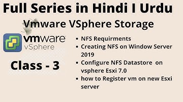 How to add NFS Datastore to VMware ESXi 7.0 |Install and configure NFS Server on Windows Server 2019