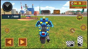 Tank Robot Car Games - Multi Robot Transformation - Android Gameplay #2
