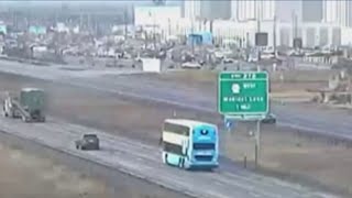 WATCH: WSDOT cameras catch STA Double-Decker buses back on I-90