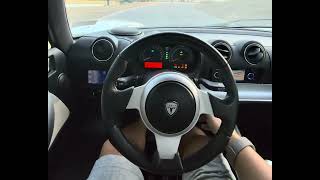 600-Mile 2008 Tesla Roadster First Production Year Drive Along 000220