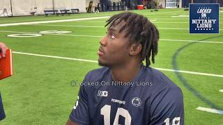 EDGE Yvan Kemajou on Staying at Penn State Football for Matt Campbell