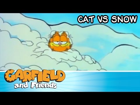 ⁣Cat VS Snow - Garfield and Friends