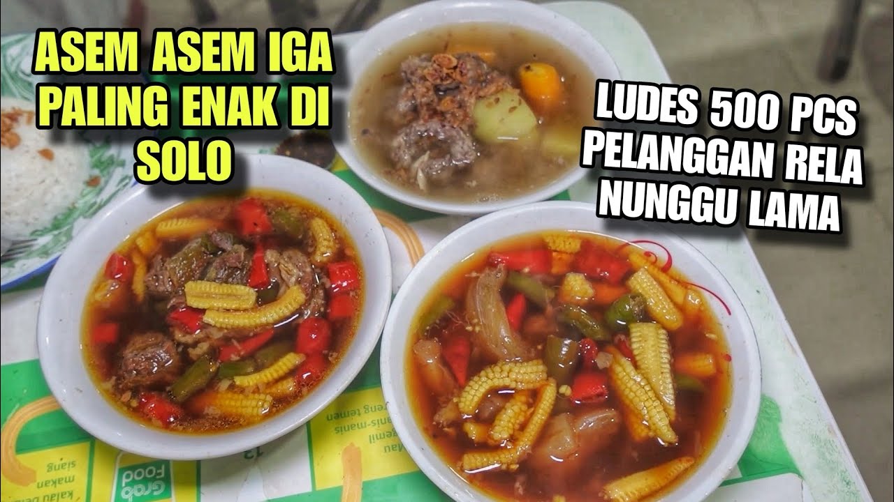 LUDES 500 PORSI SAKING RAME NYA !! 2 JAM LUDES, BIKIN LAGI !! ASEM ASEM IGA PALING ENAK DI SOLO