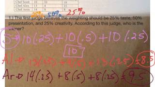 p. 77 Weighted Averages