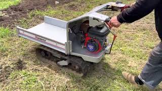 【確認動画】共立 KCG801 クローラー 運搬車 運搬機 積載量 250kg 4馬力