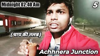 Achhnera junction Vlog : (चाय की तलब) Train engine change. On the way to kanpur || Sharad vlogs