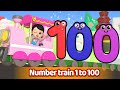 Number train 1 to 100 l Number song