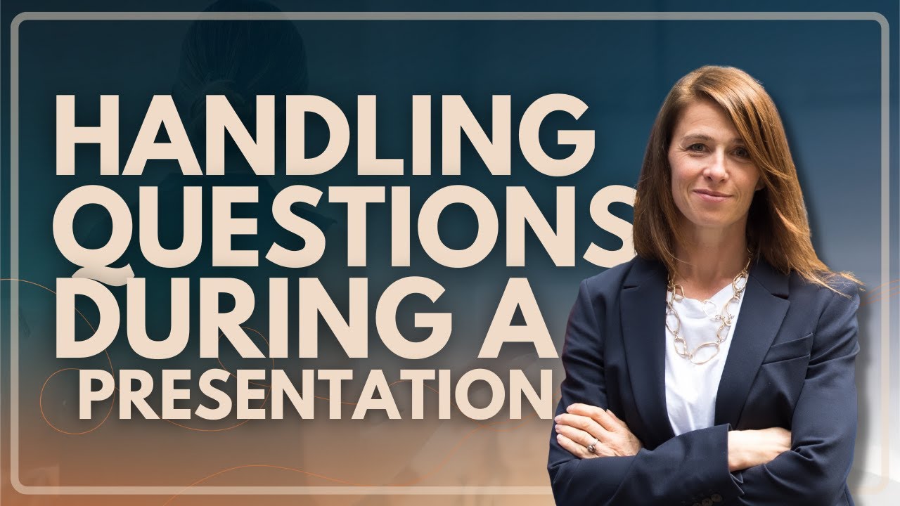 How to handle questions during a presentation! Speaking Tips