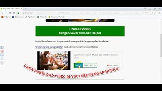 Tutorial cara download video di ...