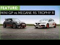 2020 Mini John Cooper Works GP vs Renault Megane RS Trophy R. Track Test with Ben Collins Stig