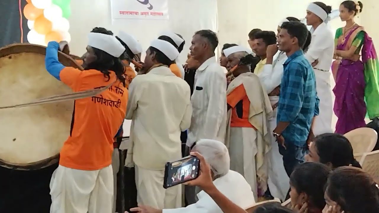 ganeshwadi kolami dhemsa dance in NYK Yavatmal || Neharu yuva kendra