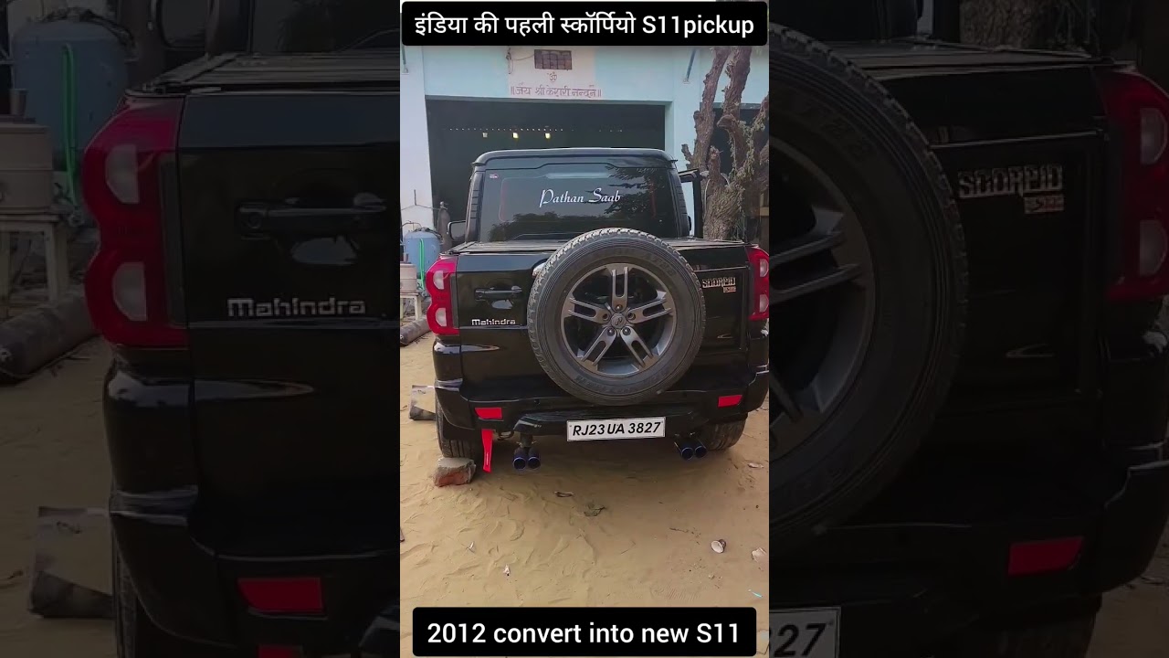 2012 model scorpio convert into S11 pickup