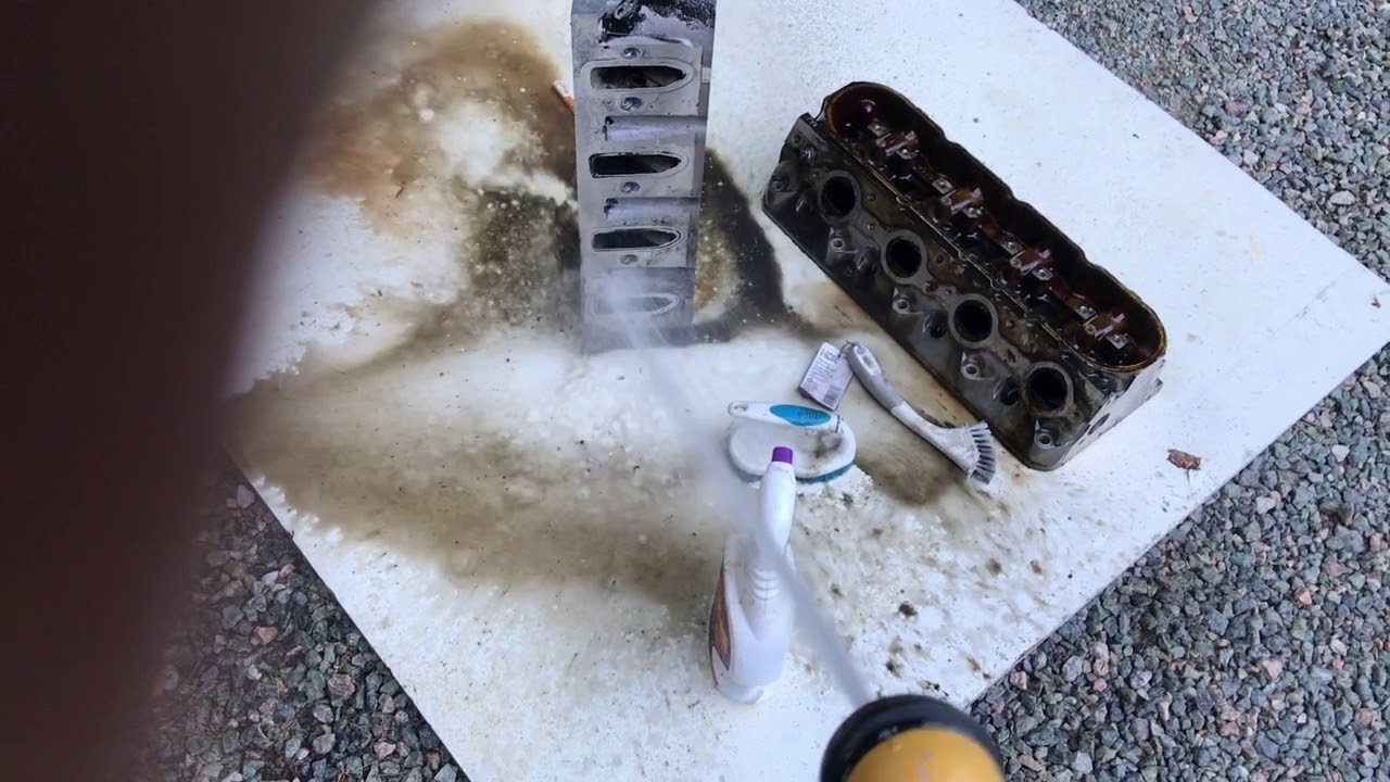Cleaning aluminum engine components with Purple Power YouTube