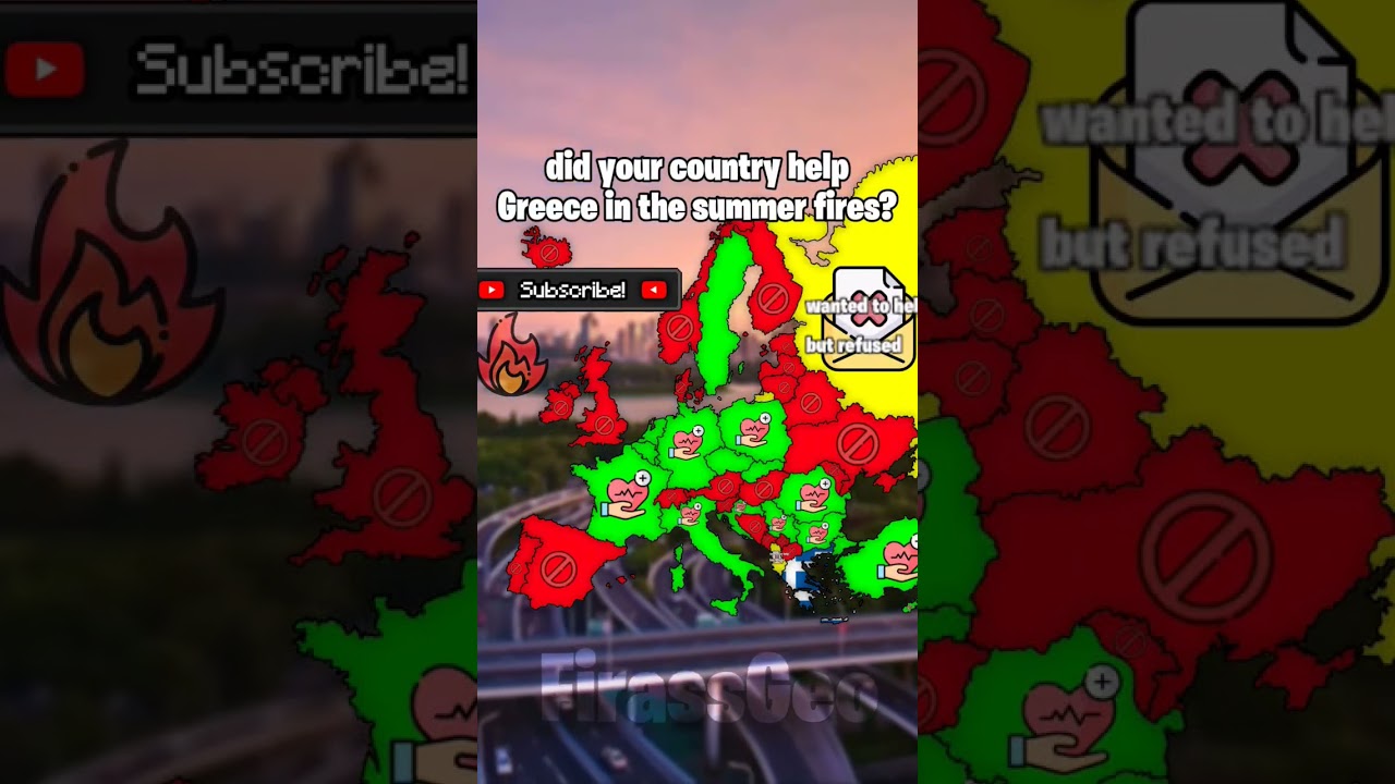 did your country help Greece in the summer fires? 