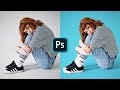 How to change background color in photoshop  1 minute tutorial