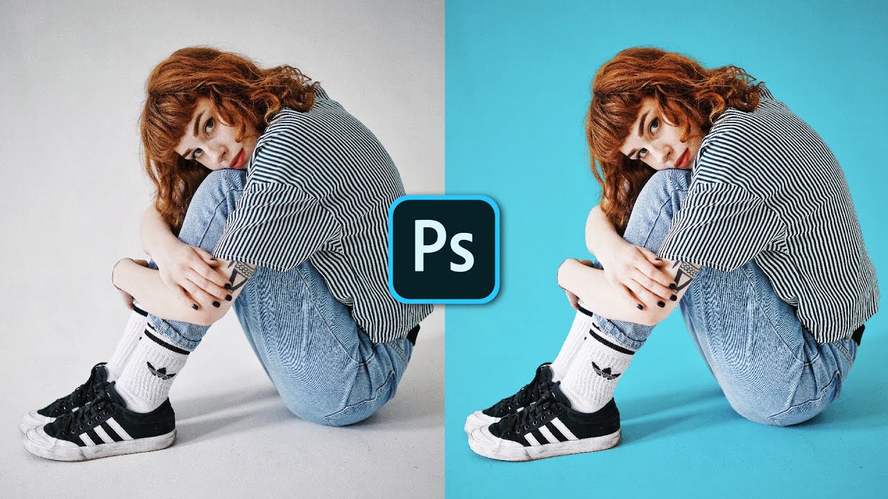 How to Change Background Color in Photoshop   1 Minute Tutorial