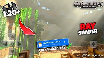 Realistic Shader For MCPE - 1.20.12 🤩 - Render Dragon [ No Clickbait & No Patch ]