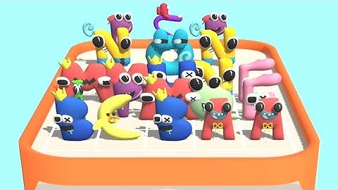 Merge Alphabet Lore Run | Merge Battles Alphabet ⭐ Merge Letter: Monster Lore Level 5 abc...uvwxyz