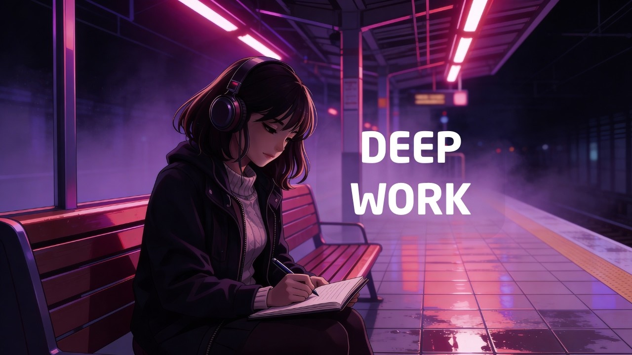Deep Work Lo‑Fi (Minimal Focus) | 3 Hours