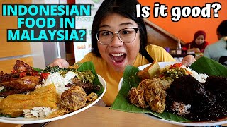 Indonesian reviews NASI PADANG in Malaysia! (Indonesian food in Malaysia?) - FOOD TOUR & TRAVEL VLOG
