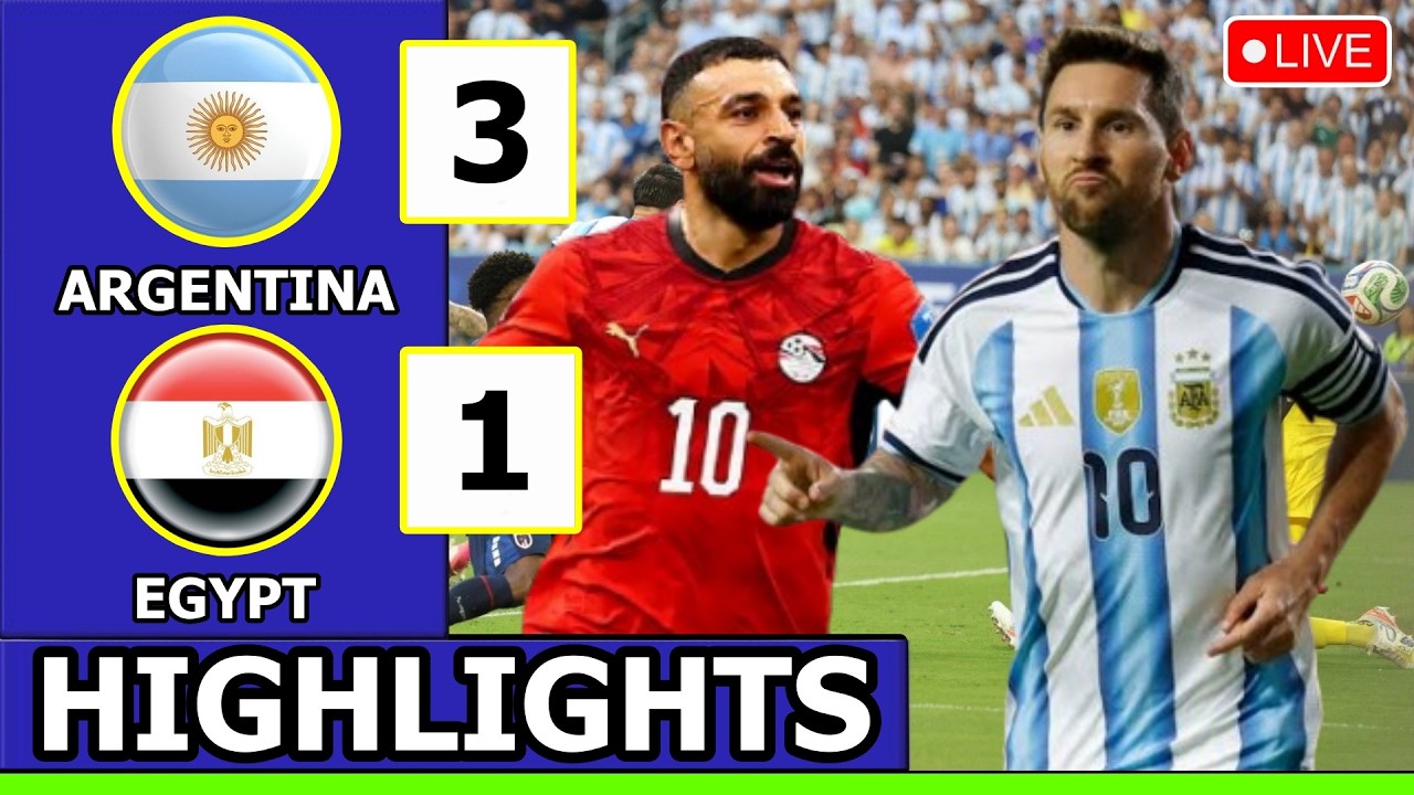 Argentina Vs Egypt 🔵 Extended Highlights • Round Of 16 • Messi 3 Goals • Hasil Piala Dunia 2026 | IM