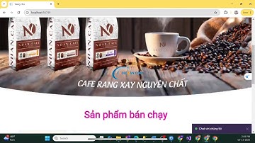 Demo website cà phê giải khát - dùng asp.net mvc full báo cáo - chat 1:1