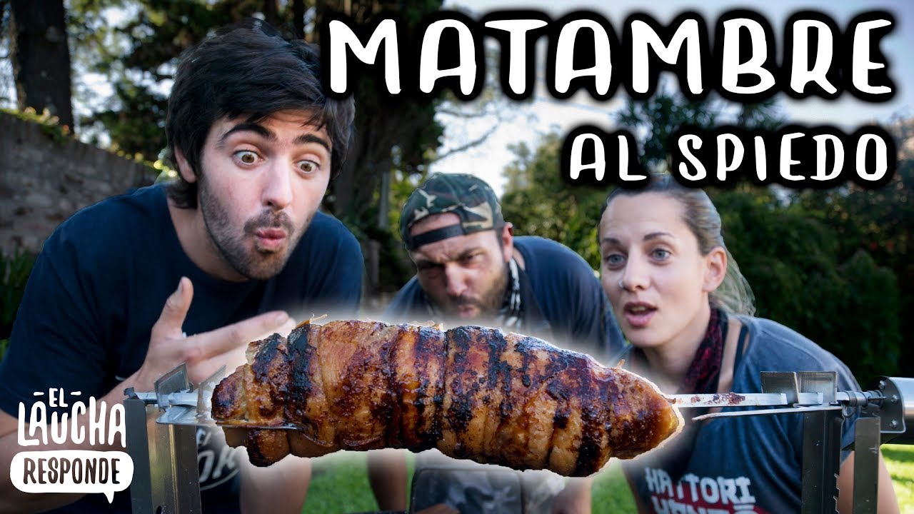 Fantástico Matambre Arrollado al Spiedo | El Laucha Responde locos por el asado costillar