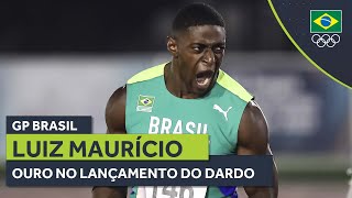GP BRASIL DE ATLETISMO NITEROI 2024 - Luiz Maurício Dias é ouro no lançamento do dardo