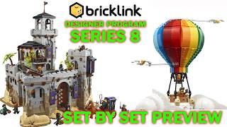 LEGO BrickLink Designer Program Series 8 breakdown – Pirates, Castle, Hot Air Balloon and more