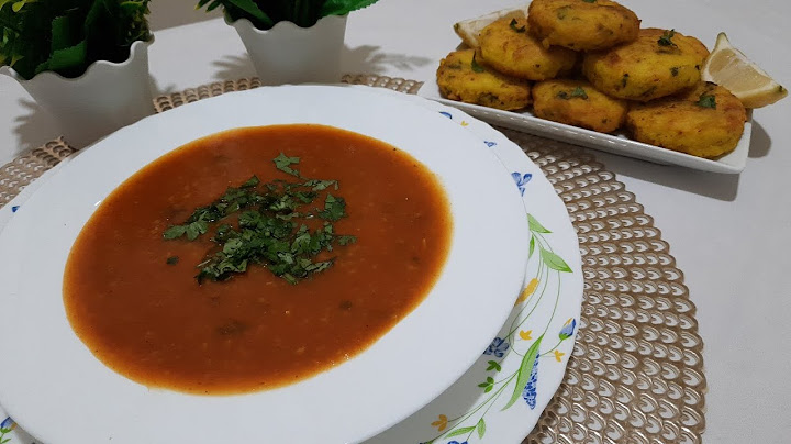 حريرة وهرانية اكسبريس مع معقودة البطاطا  Hrira oranaise et Maakouda de pomme de terre