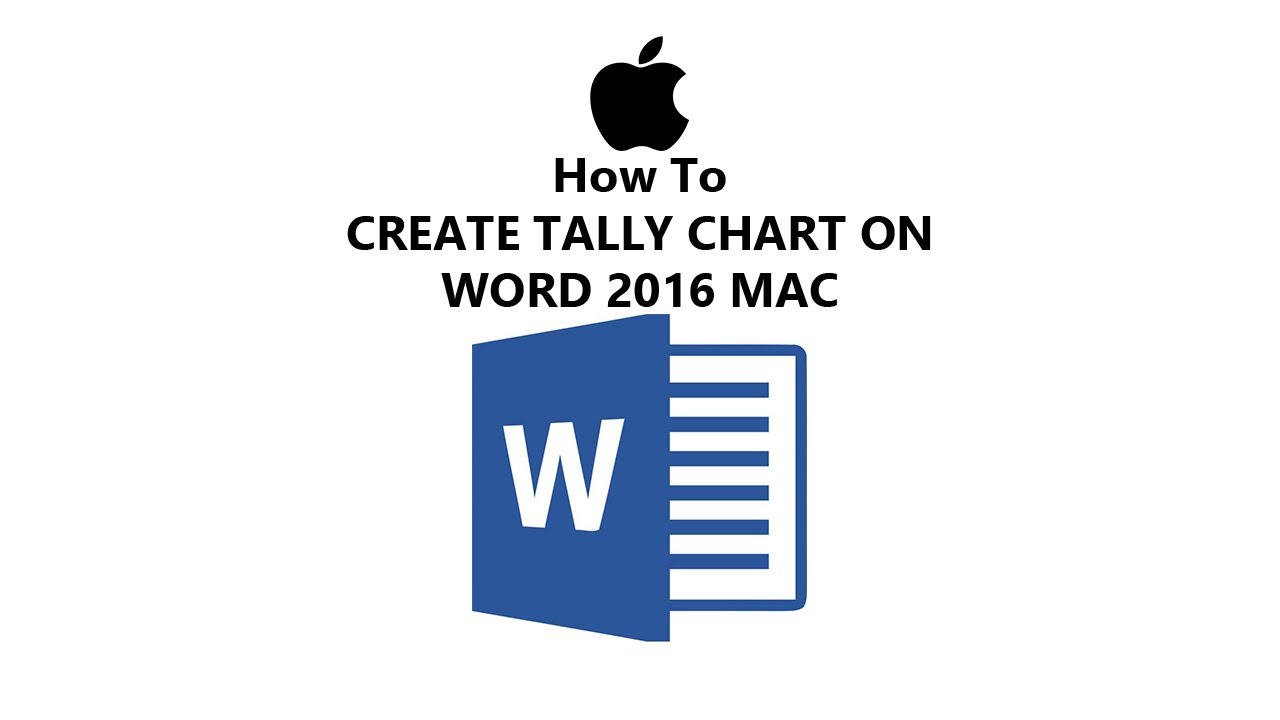 Tally Chart Microsoft Word