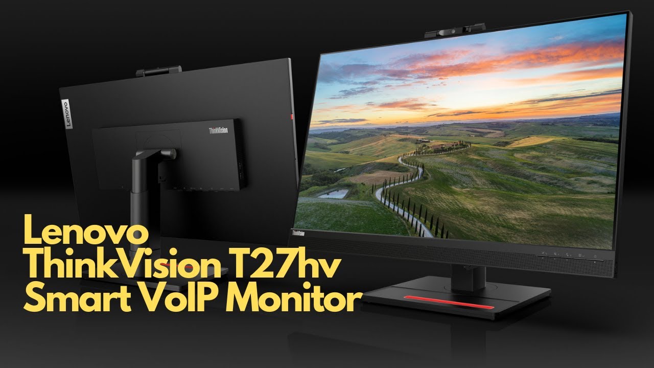 Lenovo ThinkVision T27hv Smart VoIP Monitor Review, Unboxing, Full Specs