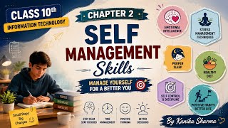 Class 10 IT Chapter 2 | Self Management Skills 😊 Emotional Intelligence, Stress Management #viral 