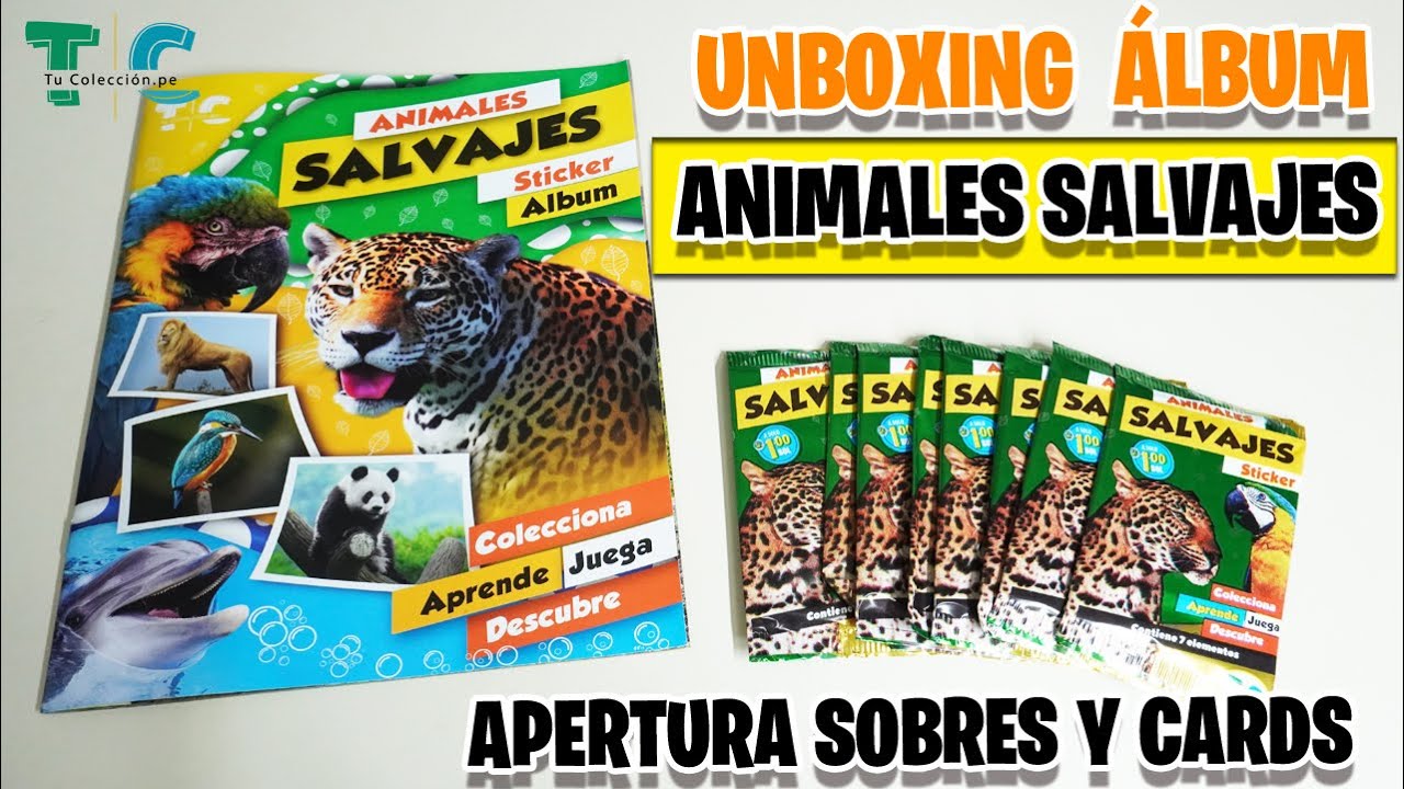 Álbum de ANIMALES SALVAJES 2023 Unboxing