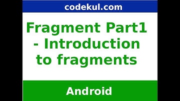 Android Tutorial 2019 - Android Fragments Introduction to fragments in android