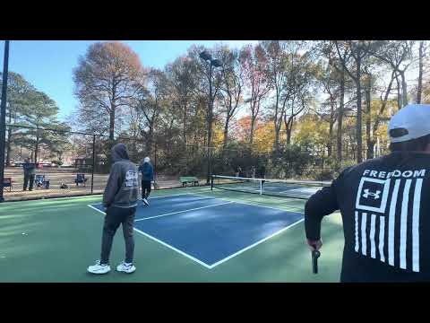 Men’s Pickleball 4.0+ Pool Play Game. What an Awesome Match