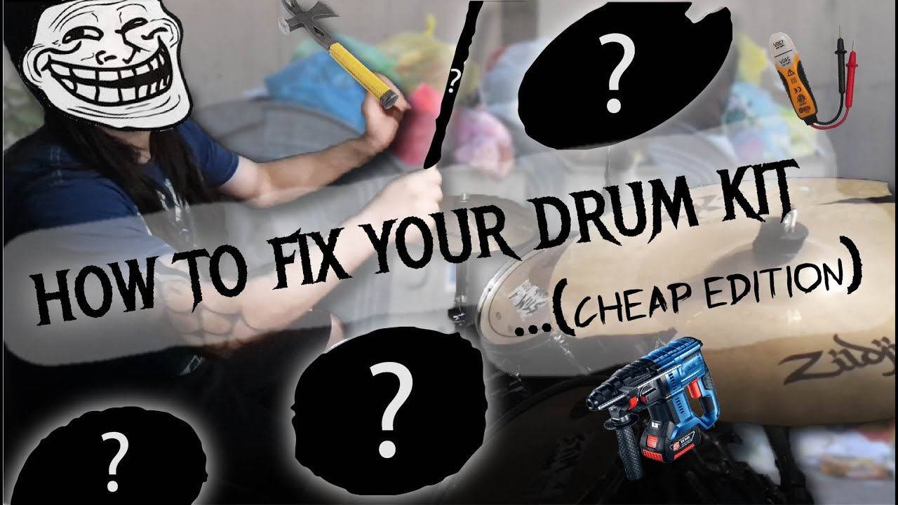 can you Fix your Drums with DUCT TAPE ??? YouTube