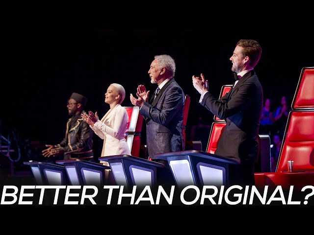 BETTER THAN THE ORIGINAL? MIND BLOWING COVERS ON THE VOICE class=