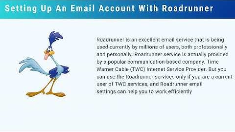 roadrunner mail help setting