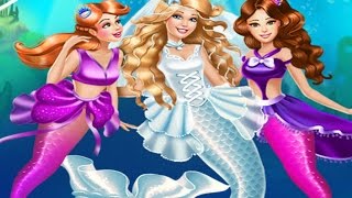 Disney Princess  Barbie Mermaid Wedding - Games for kids screenshot 4