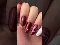Red & White Nail Art #RedAndWhiteNails #NailArt #NailDesign #NailsInspo #CuteNails #ElegantNails