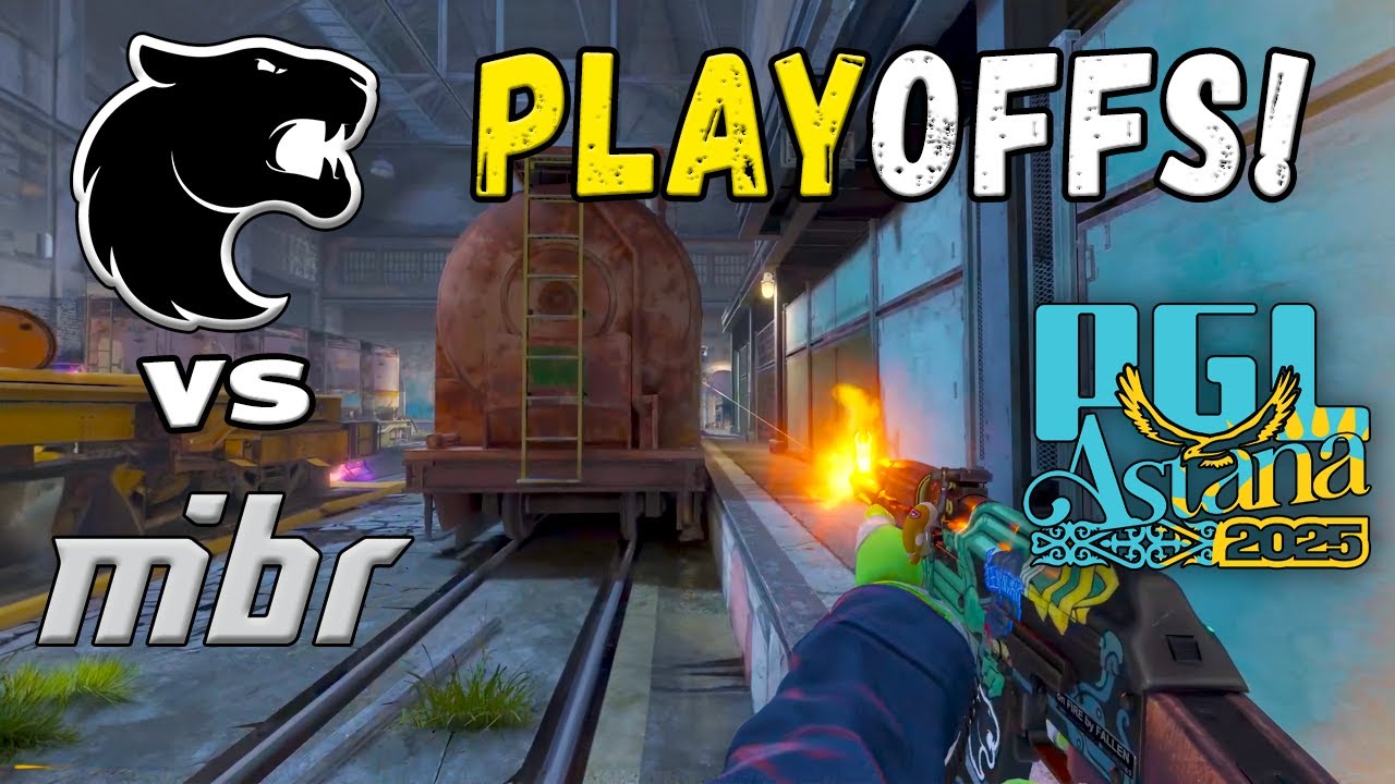 QUARTER-FINALS! FURIA vs MIBR – HIGHLIGHTS - PGL Astana 2025 | CS2