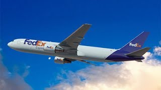 Fedex 767 2nd Acrobatic Fly-by~  St Jude Golf Tourney- 2017