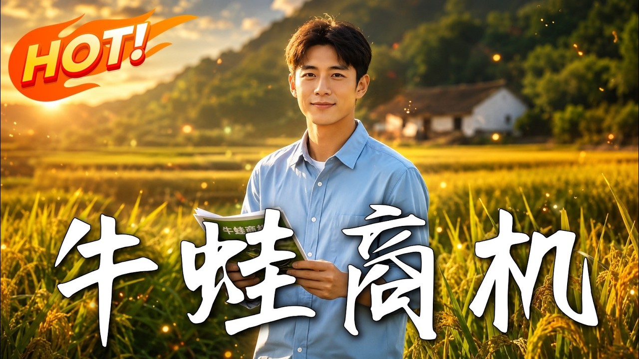 🔥高考落榜被全村嘲笑，他竟把人人嫌棄的害蟲做成爆款，在絕境中逆襲成首富！《牛蛙商機》#盛世短劇#短劇#AI短劇#逆襲#漫劇