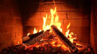 12 HOURS of Relaxing Fireplace! Burning Logs and Crackling Fire Sounds for Stress Relie
