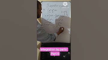 integration by parts, part 6 , #class12 #maths #integration #education #shortvideo #shorts